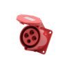 Panel socket 4P 16A/32A IP44 FNP2-314/324