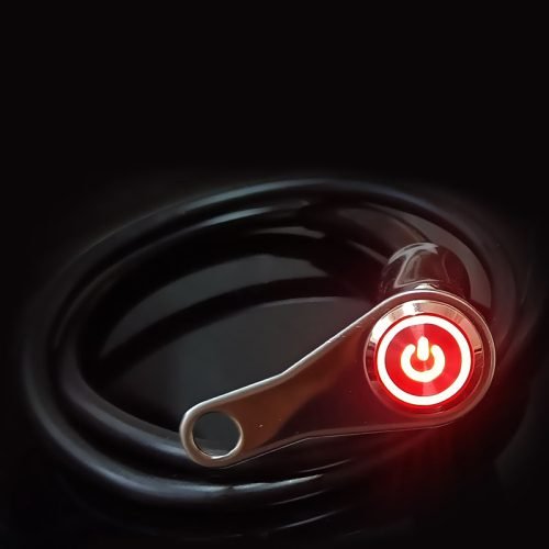 A type straight single hole motorcycle push button switch 16MM voltage 12-24V