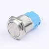 16MM Lampless Metal Pushbutton Switch Waterproof Pushbutton Self-Locking Self-Repeating High Head Flat Head