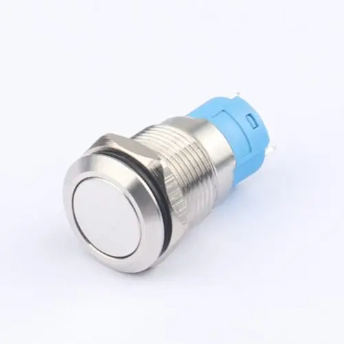12MM Metal Pushbutton Switch Without Lamp Pushbutton Waterproof Latching Momentary