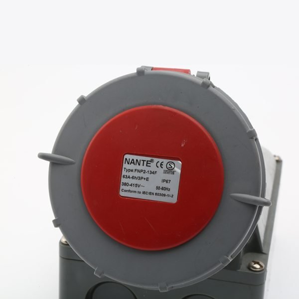 WALL SOCKET 4P63A/4P125A IP67 industrial waterproof socket FNP2-134F/FNP2-144F