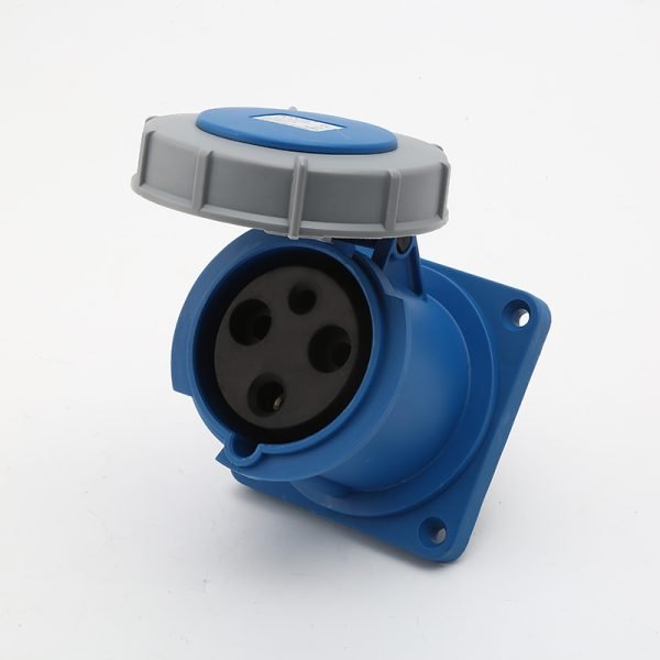 Panel Socket 3P63A/3P125A IP67 Industrial Waterproof Concealed Socket FNP2-333F/FNP2-343F