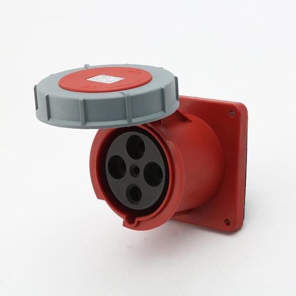 Panel Socket 4P63A/4P125A IP67 Industrial Waterproof Concealed Socket FNP2-334F/FNP2-344F