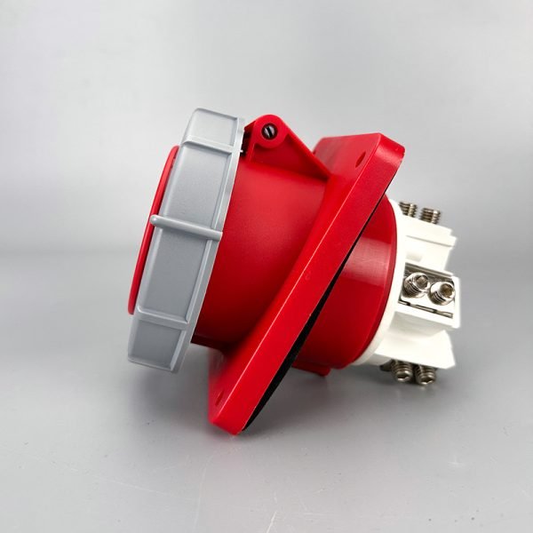 Flanged Socket 5P63A/5P125A IP67 Industrial Waterproof Concealed Socket FNP2-435F/FNP2-445F