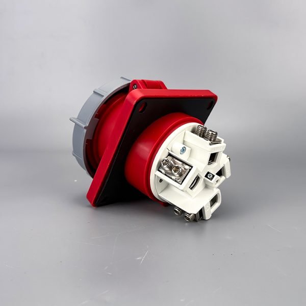 Flanged Socket 4P63A/4P125A IP67 Industrial Waterproof Concealed Socket FNP2-434F/FNP2-444F