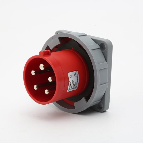 Flanged Plug 5P63A/5P125A IP67 Industrial Waterproof Concealed Plug FNP2-535F/FNP2-545F
