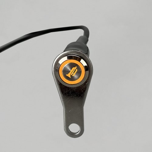 A-15 type Momentary Straight Single Hole Motorcycle Horn Pushbutton Switch 16MM Voltage 12-24V Current Amp 15A